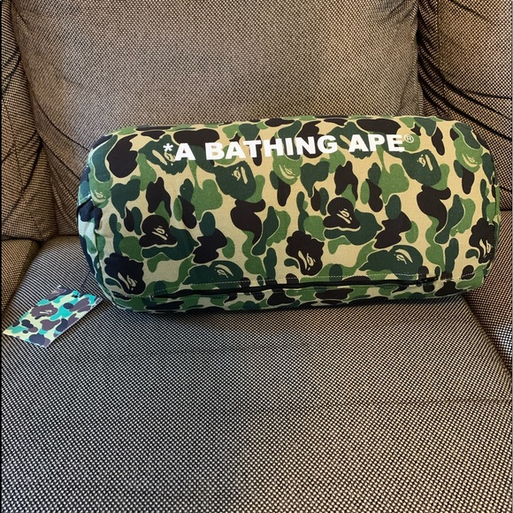 Bape Other - Bape Green ABC Camo Cylindrical Pillow